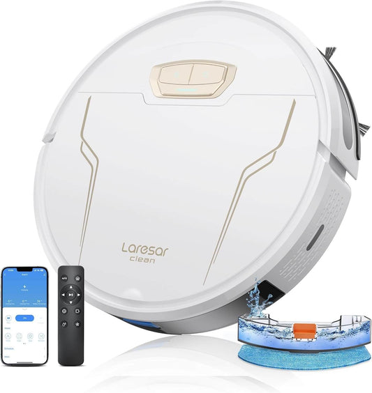 Laresar Evol 3S Clean Robot Vacuum with 4000Pa Suction, 3-in-1 Robot Vacuum Cleaner with Mop