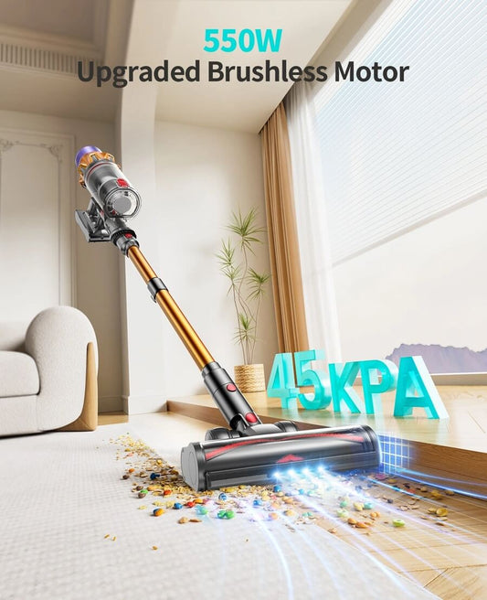 【New Year Sale!】550W/45KPA Powerful Suction Honiture X7 Cordless Vacuum