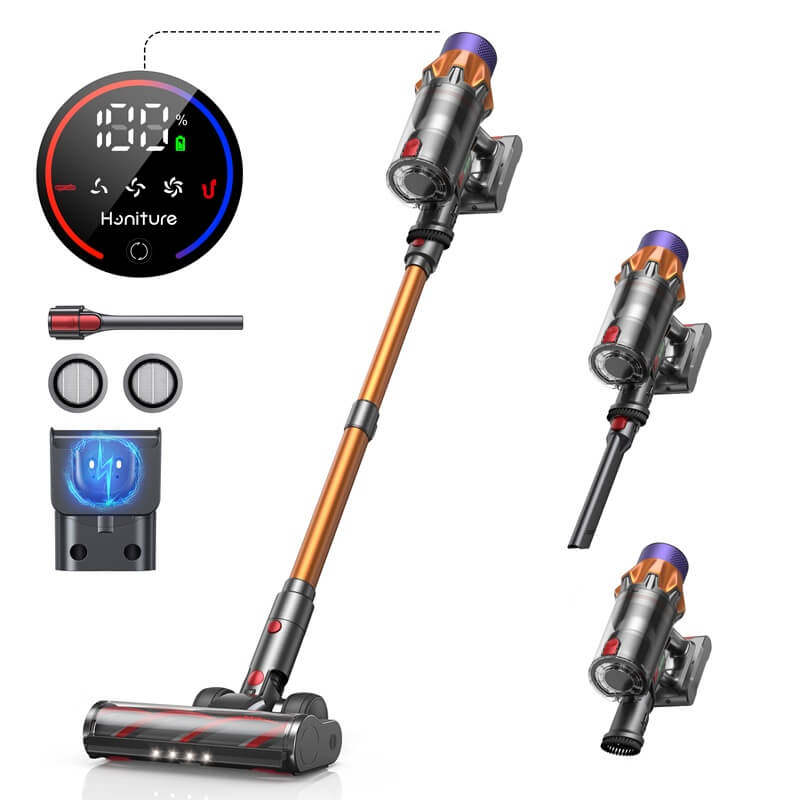 【New Year Sale!】550W/45KPA Powerful Suction Honiture X7 Cordless Vacuum