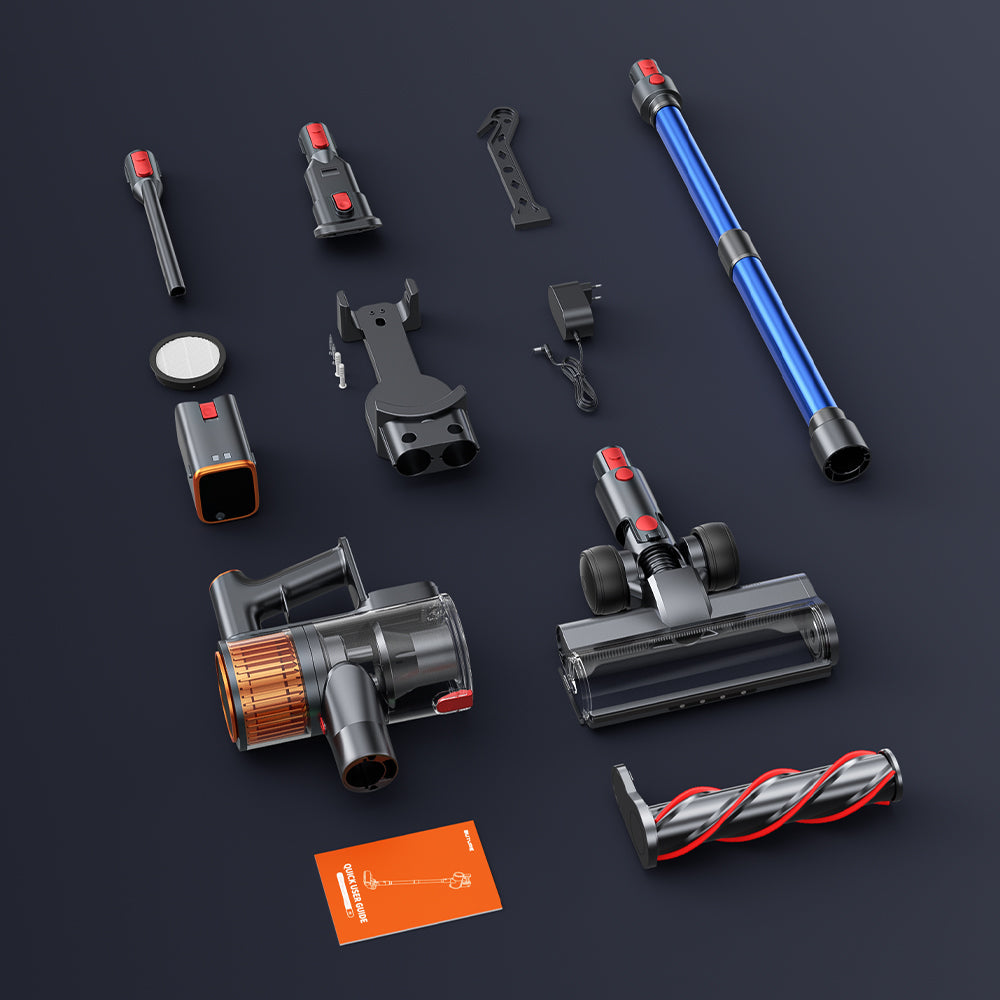 600W High-Speed Motor & 50KPA Ultra-Strong Suction X9 Cordless Vacuum Cleaner